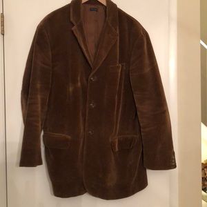 Poop by Ralph Lauren brown corduroy blazer